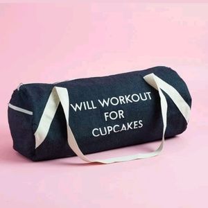 NIB Private Party Denim Gym Bag